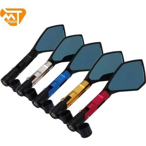 CNC Aluminum For Kawasaki Z900 Z900RS Z800 Z1000 Motorcycle Accessories Rear View Mirrors Universal Rearview Rear Side Mirror