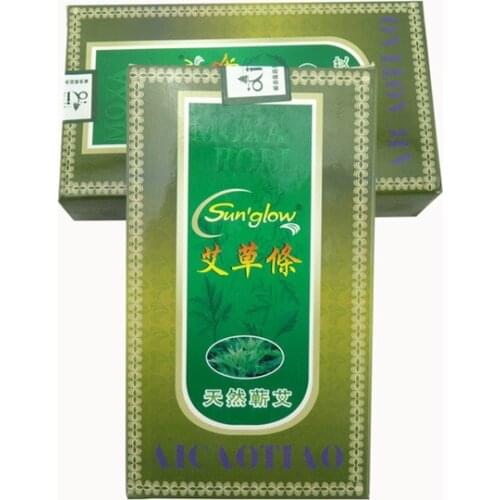 Free shipping 7mm smokeless moxa five years Chen Qi Need moxa stick with wormwood face use moxibustion massage stick