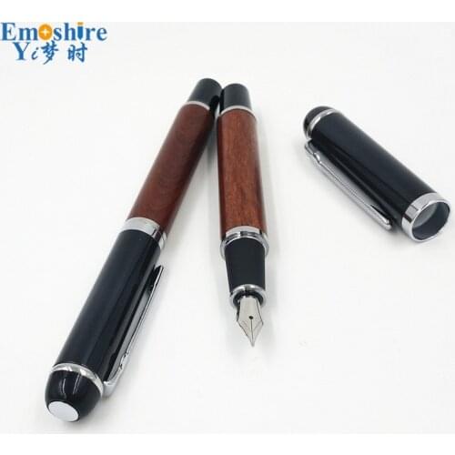 Free Shipping Top Quality Brand Fountain Pens Wood Pen Fountain Pen For School Stationery Office Writing Supplies P468