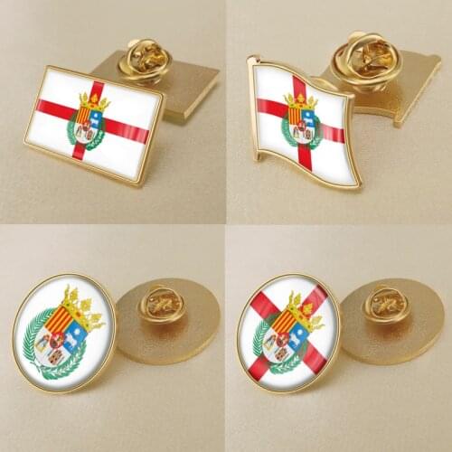 Coat of Arms of Teruel Province of Spain Flag Lapel Pins/Broochs/Badges