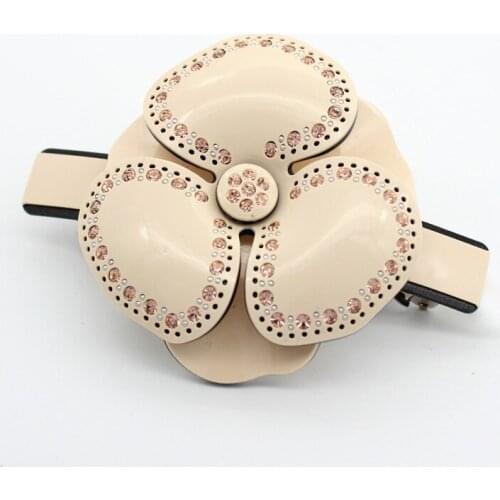 Alexandre De Pairs - Camellia Flower Hair Accessory - Acetate Wedding Hair Jewelry Ornament Barrette Tiara Pin Clip for Women