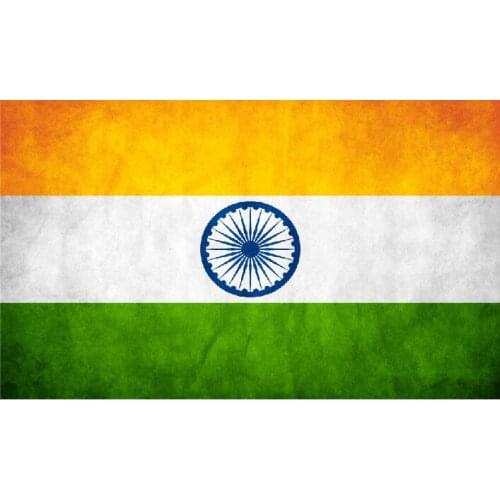 KAFNIK,Custom india do the old Flag Retro National Flag 14*21cm/30*45cm/60*90cm(2*3ft)/90*150cm(3*5ft) for home Decorative