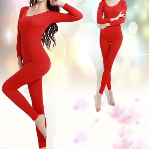 Thermal Underwear Set Woman Winter Clothing Warm Suit Long Sleeve Tops Warm Pants Winter Leggings Thermo Underwear Undershirt