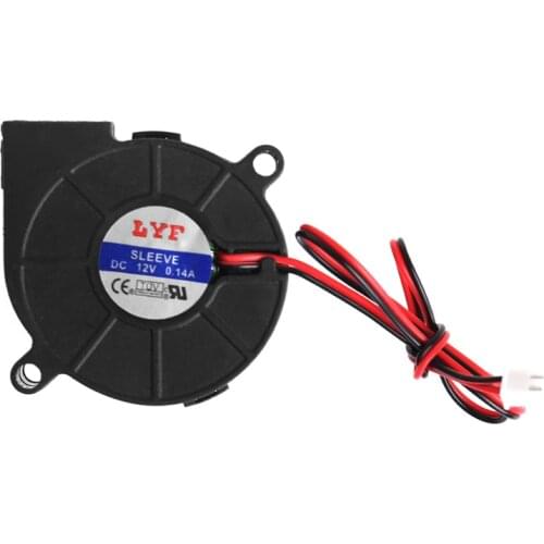 50mmx50mmx15mm CPU cooler Fan DC 12V 0.14A 2-Pin Computer PC Sleeve-Bearing Blower Cooling Fan 5015