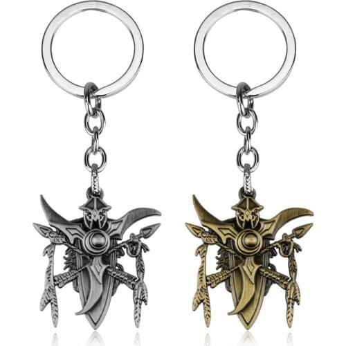 Dongsheng Hot Game Series World of WarCrafts Keyring Fashion Car Keychain WOW Keychain Accessories Jewelry Gift For Men