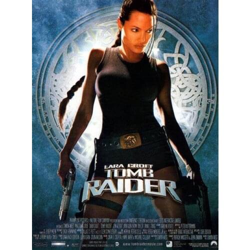 Lot style Choose Lara Croft Tomb Raider Game Art print Silk poster Home Wall Decor