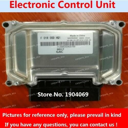 Engine Computer Board F01R00DHL5 1120003CAD0600 F01RB0DHL5 ME17 ECU F01R00DHQ1 1120003CAC0700 F01RB0DHQ1 For GAC Trumpchi Car
