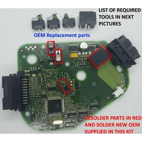 Steering Lock Module 4F0905852B Repair Kit For Audi A6 Q7 2004-2009