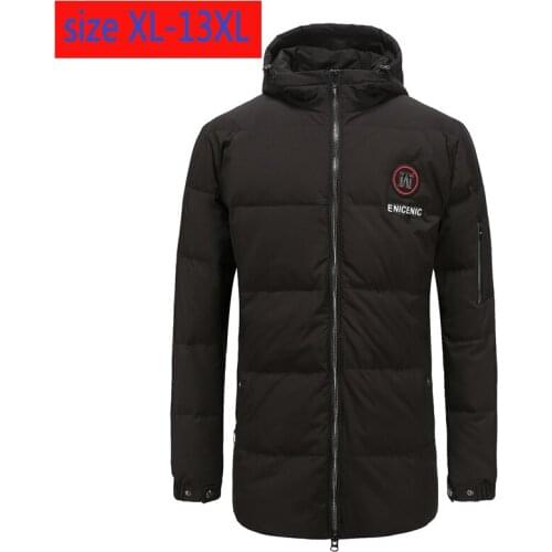 New high quality black red camouflage Down Jacket Hoodie Men Fashion Thick Casual super large coat plus size XL-10X11XL12XL13XL