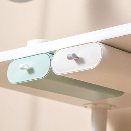 Organizer For Cosmetics Desk Organizer Kitchen Drawer Organizer Paste Office Desk Bottom Finishing Box Desktop Storage Box