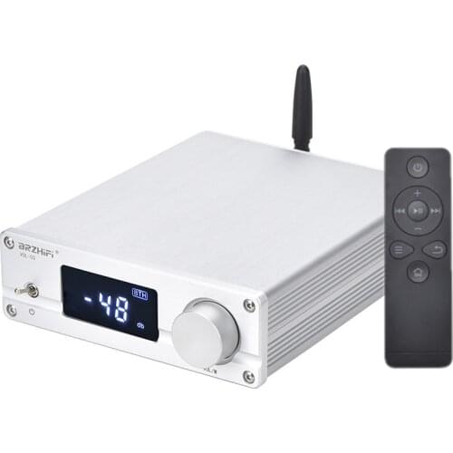 AC 220V HIFI Bluetooth 5.0 5 Input 1 Output RCA Audio Distributor Signal Selector Source Switcher Tone Volume For Amplifier Amp