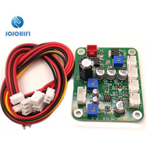 VU Meter Driver Board 5.0 Head Driver Board Meter Pre-Driver Board with Adjustable Light and Dark Backlight Amplifier