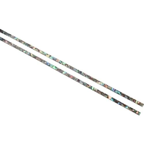 Tooyful 800*3*1.5mm Abalone Purfling Strip Colourful Guitar Abalone Inlay Material Luthier Supply for Ukulele Guitar Parts