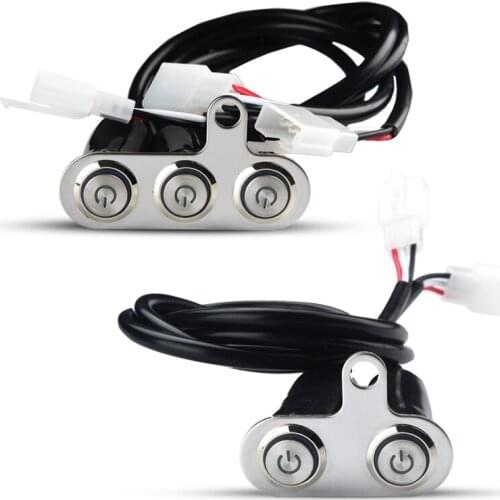 Universal Motorcycle Handlebar Flashing Switch Moto Light Switch ON OFF Button Offroad led lighting ATV Bike headlamp DC12V/15A