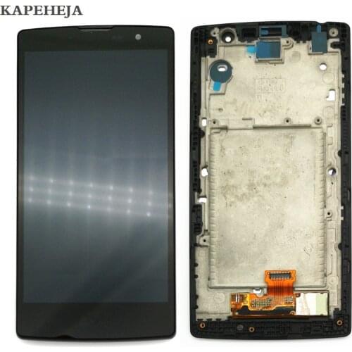 5.0" For LG Magna G4c H525N H525 H522Y H520Y H500 H502 LCD Display Touch Screen Digitizer Assembly with Bezel Frame