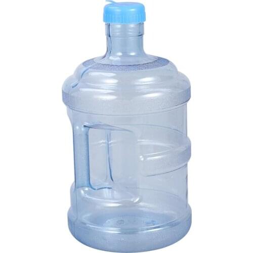 1pcs 5 Liters Portable PC Bucket Pure Water Bucket Mineral Water Bottle Carrying Portable Convenient Easy for Water Dispenser