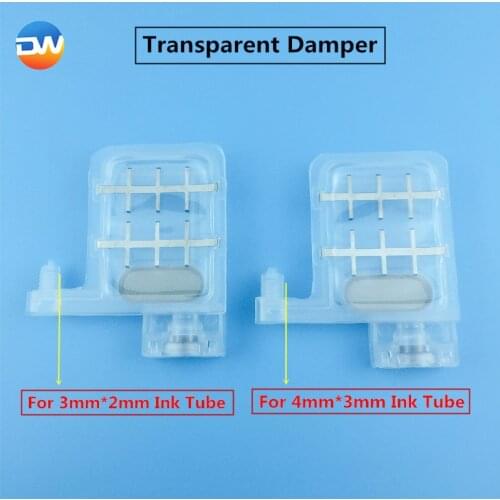 10 Pcs Transparent DX5 Big Ink Damper for Printhead DX4 DX5 XP600 TX800 Mutoh Galaxy Allwin Xuli Printer Machine Ink Damper