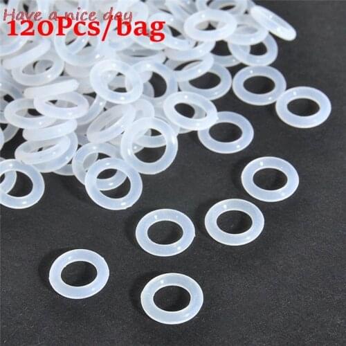 120Pcs/bag Environment-friendly Transparent Silica Gel O Ring Keyboard Switch Dampeners Keyboards Accessories