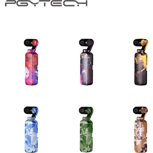 PGYTECH 3Pcs Waterproof Stickers for DJI OSMO Pocket Handheld Gimbal Colorful/Camouflage Decals 3M Scotchcal Film Skin Stickers