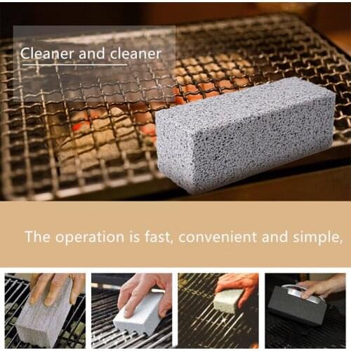 BBQ Grill Cleaning Brick Block 1Pcs Kitchen Gadgets Barbecue Cleaning Stone BBQ Racks Stains Grease Cleaner Supplies BBQ Tools