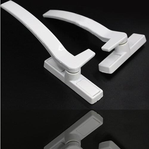 White Replacement UPVC Window Handles Right/ Hand Zinc Alloy Window Hardware Door Handle