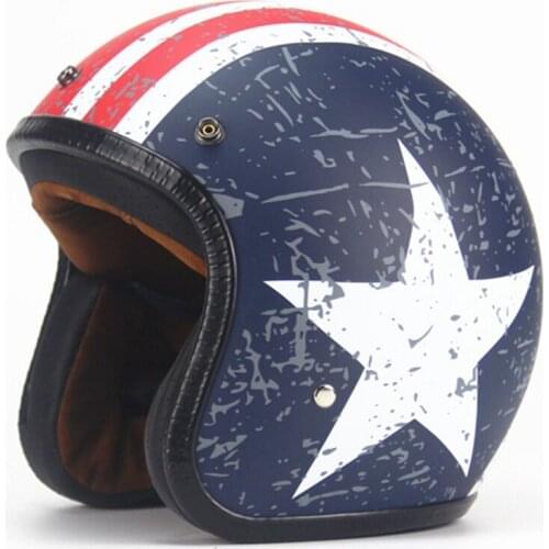 Free shipping 1pcs High Quality Open Face Motorcycle Helmet Shell Vintage Helmet Scooter Motorcycle Helmets