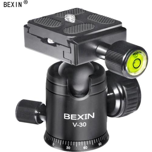 Bexin v30 DSLR Camera Tripod Ball Head 360 Degree Swivel Photography Mount