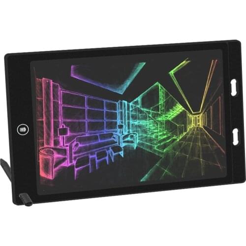 8.5 Inch Kids LCD Writing Drawing Tablet Colorful Screen Doodle Board with Stylus Electronic Graffiti Pad Writing Board Black
