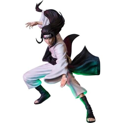 Naruto Shippuden Action Figure Uchiha Sasuke 30cm PVC Hyūga Neji Oversize Model Statue Collectible Gift Toys