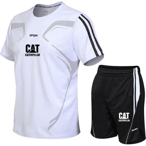 Football Jerseys for Men Soccer Jersey Tracksuit Short Sleeve Football Training Suit Summer T Shirt + Shorts Sports 2 Piece Set