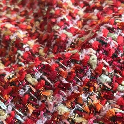 Chinese Red Knitted Mink Velvet Wool Fabric for Fashion Coats Suit Sewing Material Fabrics by the Meter Alibaba Com China