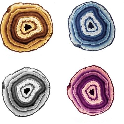 Country Style Rugs Nylon Fabric Tree Rings Wood Carpets For Living Room Dazzling Chair Room Mat Child Computer Carpet Amethyst