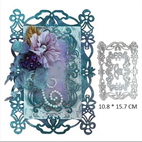 Lace Board and frame background d Metal Cutting Dies for DIY Scrapbooking Album Paper Cards Decorative Crafts Embossing Die Cuts