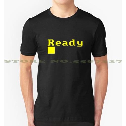 Ready Cool Design Trendy T-Shirt Tee Ready Amstrad Retro Computer Freak Gamer Programmer Cpc Vintage Old Informati Program