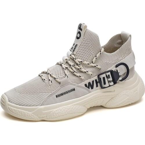 2020 New Summer MenS Causal Shoes Men PU+Mesh Shoes Breathable Light Classic Flat Male Brand Footwear Fashion Sneakers For Men