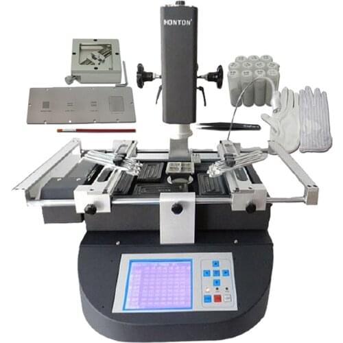 Hot Air BGA Rework Stations HT-R490 High-precision 4000W 220V 110V Laptop PCB Soldering Machine