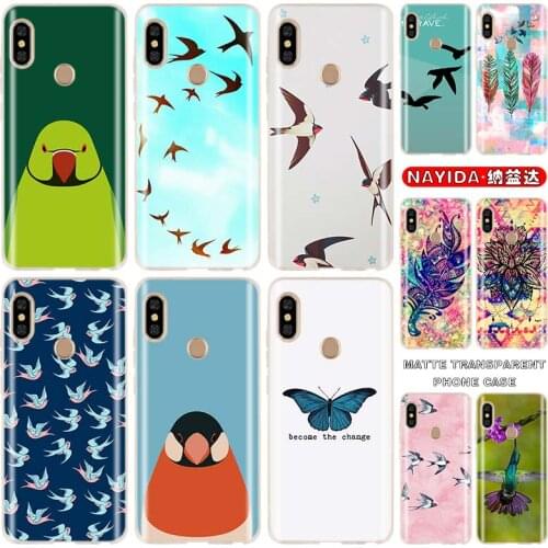 Soft Silicone Case For Xiaomi Redmi 9A 8A 7A Note 10 9 8 7 6 5 Pro Max 10s 9s 9T 8T Cover Swallow