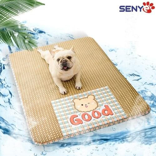 Pet Summer Sleeping Comfortable And Skin-friendly Mat Cooling Removable And Washable Floor Mat Pet Accessories