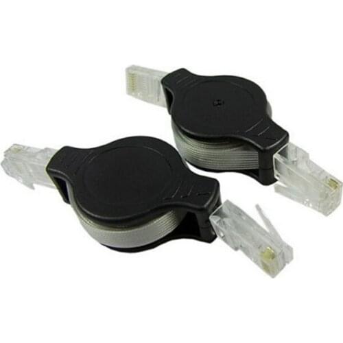 Kphrtek 1000pcs/lot 1.5m Retractable RJ45 Internet Ethernet Network LAN Router Ethernet Cable wholesale