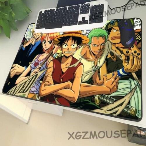 XGZ Popular Anime Pirates Wang Size Mouse Pad Cartoon Computer Desk Mat Non-slip Speed Version of Natural Rubber Material
