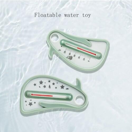 1PC Cute Penguin Baby Bath Thermometer Airplane Water Thermometers for Babies Safe Floating Baby Shower Toys Pool Accessory
