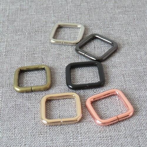 10pcs 20mm webbing bag accessory metal O D ring handbag leather strap belt buckle pet dog leash rope sewing garment DIY hardware