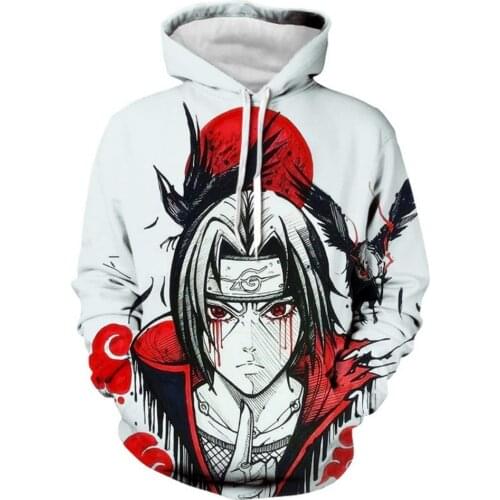 2021 Fashion Hoodies Streetwear Itachi Pullover Sweatshirt Men/Women Fashion Clothing Autumn Winter Hip Hop Hoodie