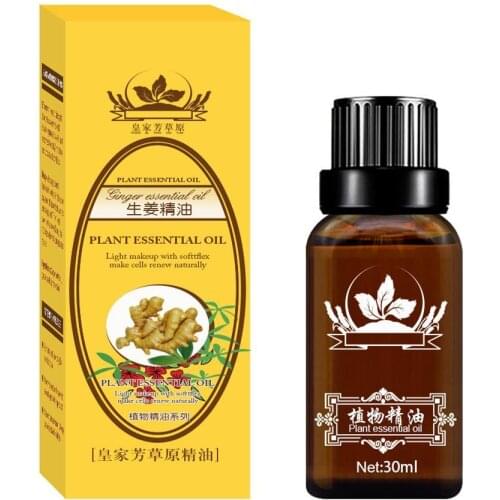 30ml Plant Therapy Lymphatic Drainage Ginger Oil Natural Anti Aging Essential Oils SPA Body Massage Oil essential oil