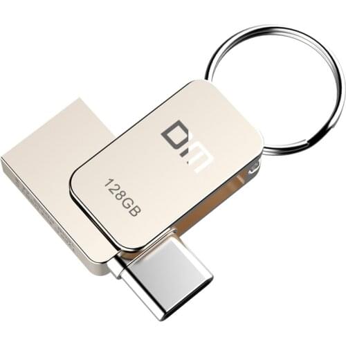 Free shipping DM PD059 128GB USB-C Type-C OTG USB 3.0 Flash Drive Pen Drive Smart Phone Memory MINI Usb Stick