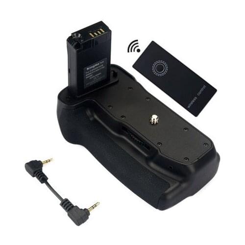 Battery Grip Holder + IR Remote Control for Canon EOS 800D/Rebel T7i/77D/Kiss X9i DSLR Camera, LP-E17, LPE17
