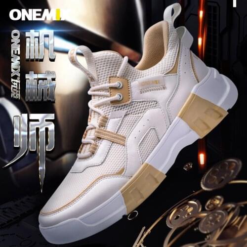 ONEMIX hot sale Sneakers For Men Fashion Breathable Reflective Tennis Shoes Couple Fiteness Trainers