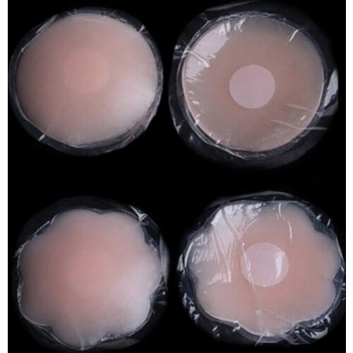 Sexy Silicone Nipple Cover Adhesive Pasties Bra Pads Invisible Breast Petals Non Woven Protective Tepel Sticker