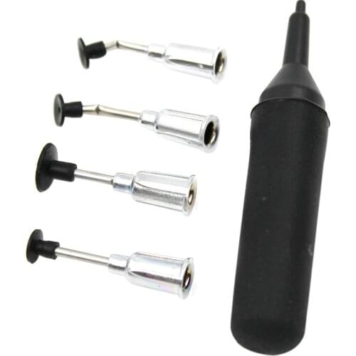 Mini IC SMD Pickup Vacuum Suction Pen Welding Pump Suction Cup Tool With 4 Suction Heads For Capacitor Resistance Chip