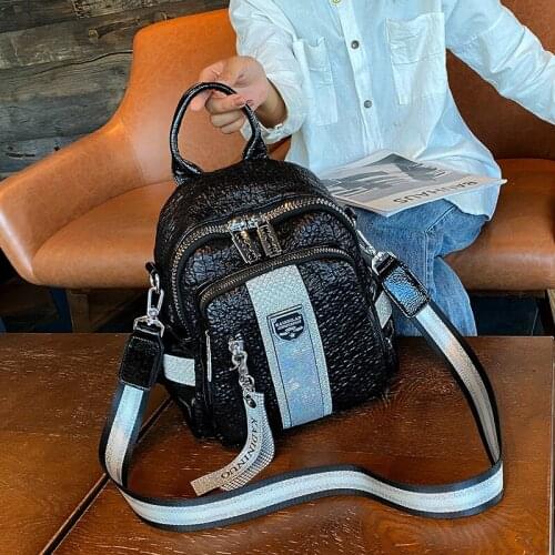 Fashion Women Backpack Female High Quality Shoulder Bag Soft Leather Teenage Girl School Bags Sac A Dos Travel Back Pack Mochila